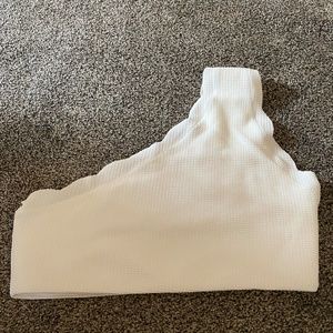 One shoulder swim top for women